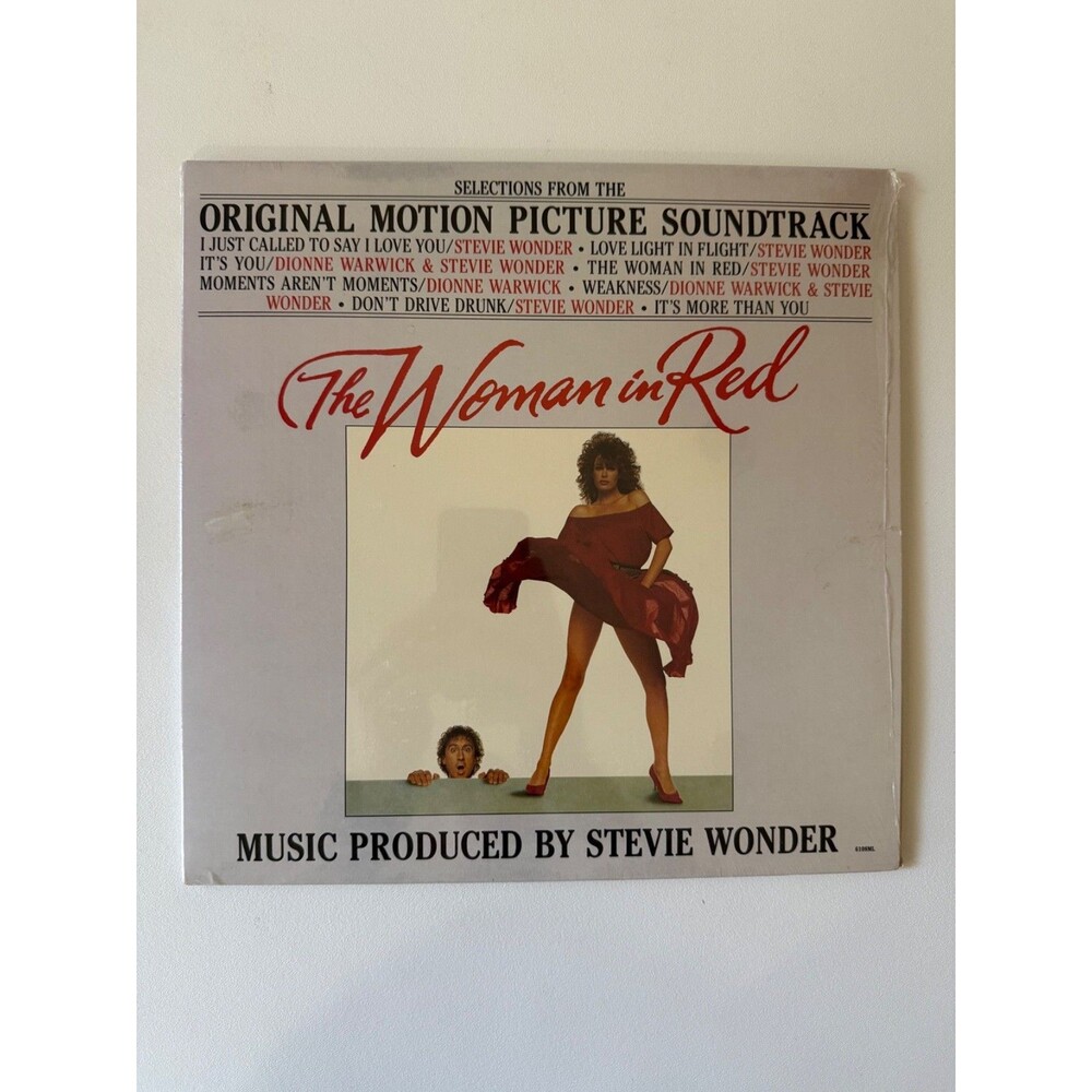Woman In Red Soundtrack LP Stevie Wonder Motown 6108 Gatefold 1984 VG+ Cleaned